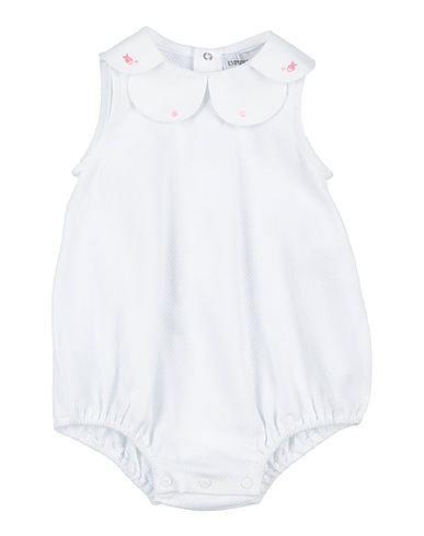 EMPORIO ARMANI Baby jumpsuit  White 97% Cotton, 3% Elastane