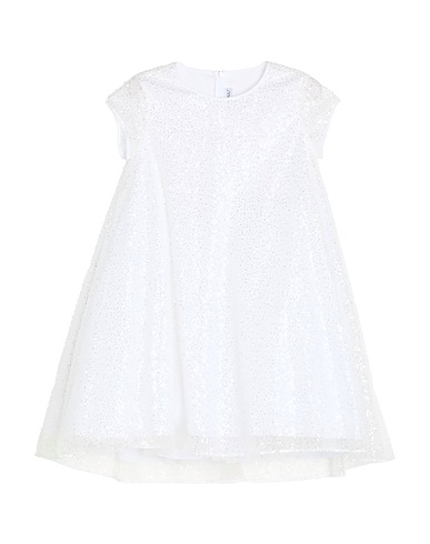 SIMONETTA Dress White 100% Polyamide, Cotton