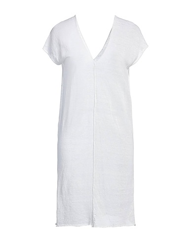 LIVIANA CONTI Vestito corto Bianco 83% Lino, 17% Poliammide