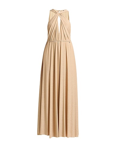 LIU •JO Vestito estivo Beige 65% Viscosa, 15% Poliammide, 15% Poliestere, 5% Elastan