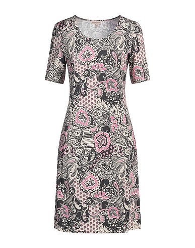 CAMICETTASNOB Short dress Charcoal 93% Viscose, 7% Elastane