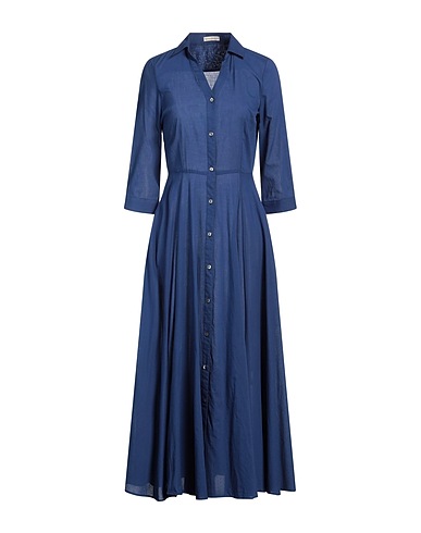 CAMICETTASNOB Long dress Blue 100% Cotton