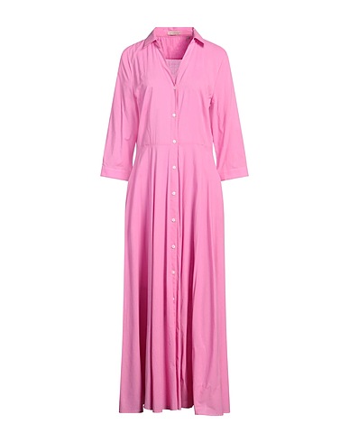 CAMICETTASNOB Long dress Pink 100% Cotton