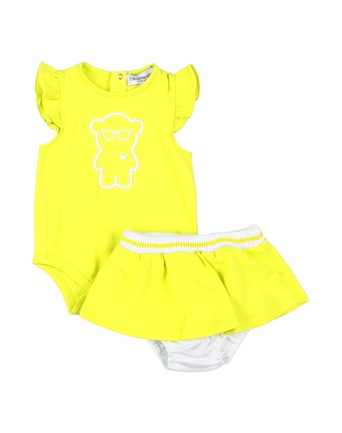 EMPORIO ARMANI Baby co-ord  Lime green 100% Cotton