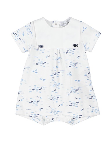 EMPORIO ARMANI Baby jumpsuit  White 100% Cotton