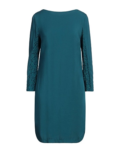 ANIYE BY Short dress Deep teal 62% Cotton, 38% Polyamide, Viscose