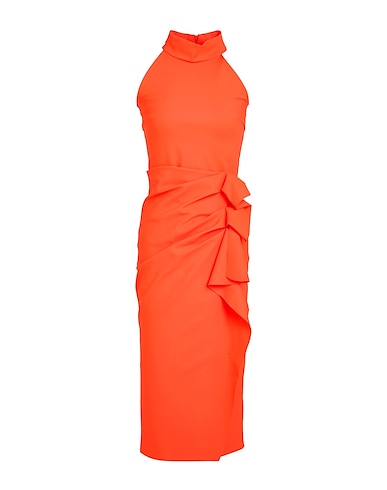 CHIARA BONI LA PETITE ROBE Midi dress Orange 75% Polyamide, 25% Elastane