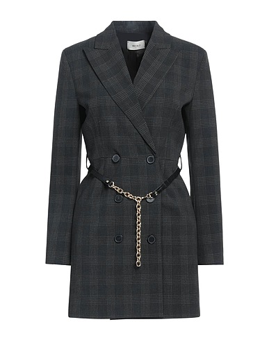 VICOLO Blazer dress Lead 67% Polyester, 29% Viscose, 4% Elastane