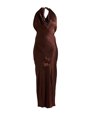 LOEWE DRESSES Dark brown 100% Silk