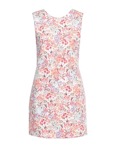 VICOLO Sheath dress Pink 74% Polyester, 20% Viscose, 6% Elastane