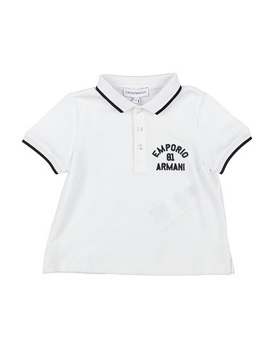 EMPORIO ARMANI Poloshirt Weiß 100% Baumwolle
