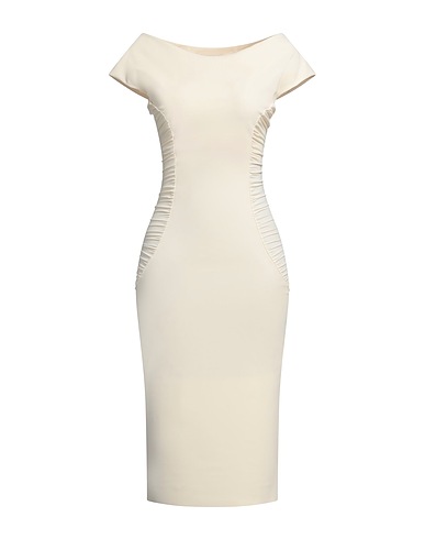 CHIARA BONI LA PETITE ROBE Midi-Kleid Cremeweiß 75% Polyamid, 25% Elastan