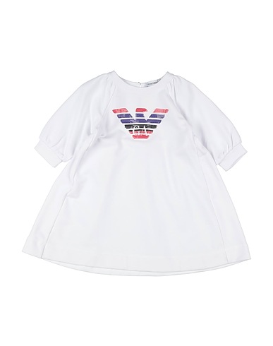 EMPORIO ARMANI Kleid Weiß 83% Baumwolle, 17% Polyester