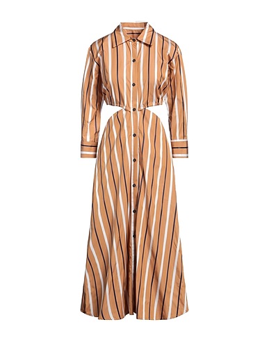 LIVIANA CONTI Midi dress Sand 100% Cotton