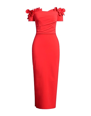 CHIARA BONI LA PETITE ROBE Midi dress Red 72% Polyamide, 28% Elastane