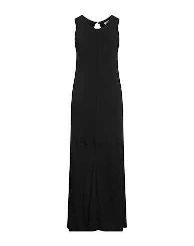 ALPHA STUDIO Long dress Black 100% Viscose
