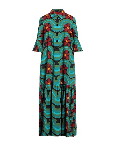 LA DOUBLE J Long dress Burgundy 100% Cotton