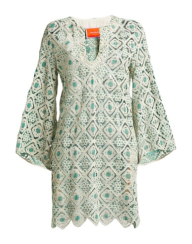 LA DOUBLE J Short dress Sage green 100% Polyester