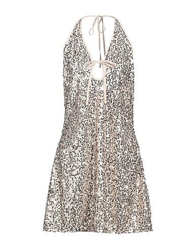 ROTATE BIRGER CHRISTENSEN Elegant dress Platinum 100% Polyester