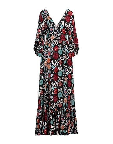 LA DOUBLE J Robe en soie Noir 100% Soie