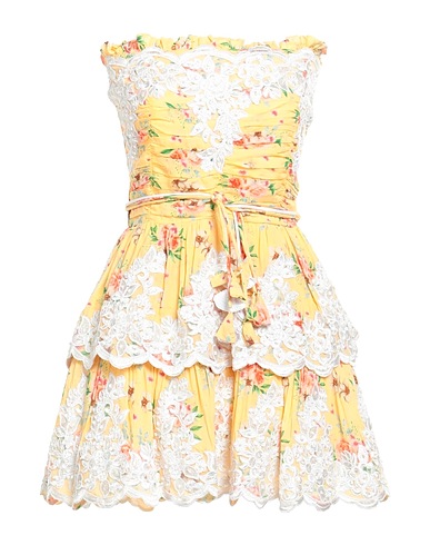 LAS NOCHES IBIZA by ERIC & JACK Short dress Yellow 100% Cotton