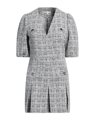 MAJE Office dress Off white 41% Polyamide, 38% Cotton, 11% Polyester, 10% Acrylic