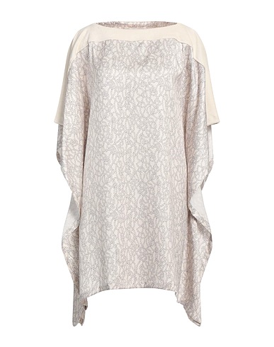 AGNONA Kurzes Kleid Off white 95% Seide, 5% Elastan, Baumwolle, Polyamid