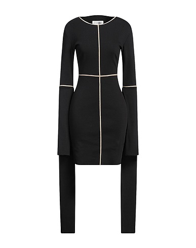 MM6 MAISON MARGIELA Robe courte Noir 98% Coton, 2% Élasthanne