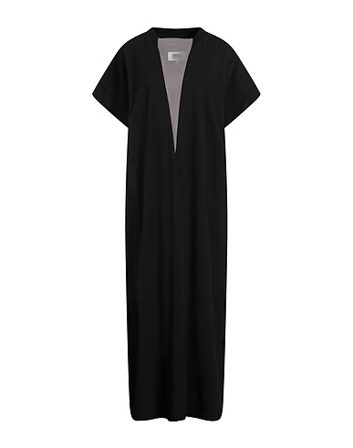 MM6 MAISON MARGIELA Long dress Black 100% Cotton, Polyester