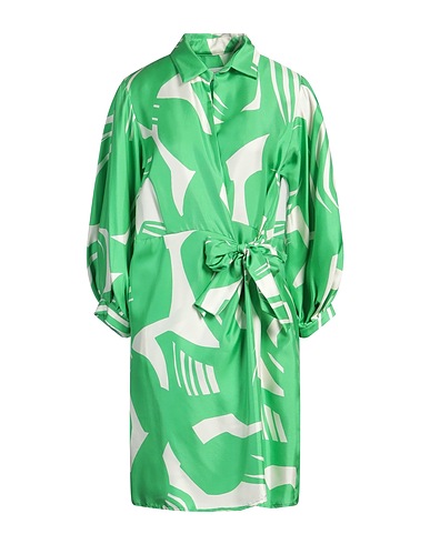 BEATRICE .B Short dress Green 100% Silk