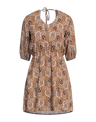 GAëLLE Paris Short dress Khaki 100% Polyester