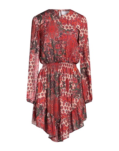 GAëLLE Paris Short dress Rust 100% Polyester