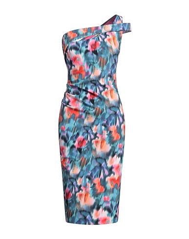 CHIARA BONI LA PETITE ROBE Midi dress Slate blue 72% Polyamide, 28% Elastane