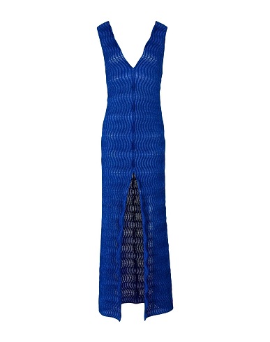 CIRCUS HOTEL Long dress Bright blue 100% Polyester