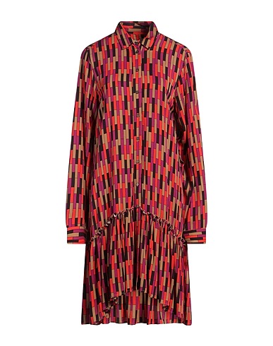 0039 ITALY Midi dress Mauve 100% Viscose