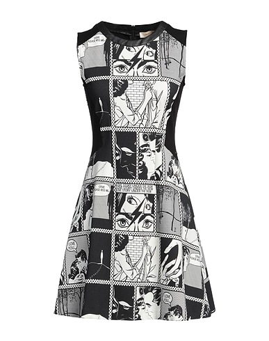 MARANI JEANS Short dress Black 66% Viscose, 29% Polyamide, 5% Elastane, Polyurethane