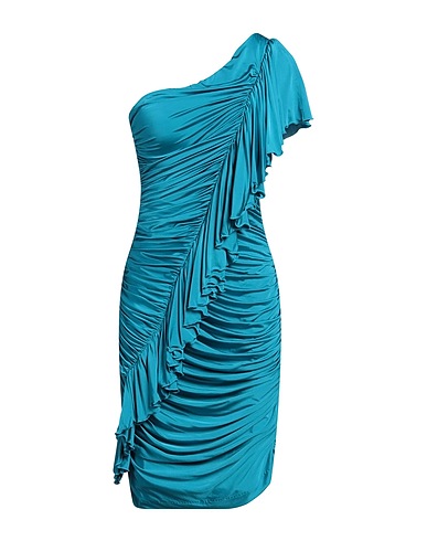 CHIARA BONI LA PETITE ROBE Midi-Kleid Aquamarin 72% Polyamid, 28% Elastan