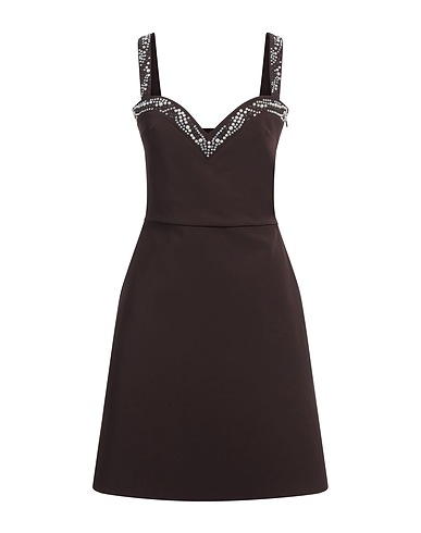 CHIARA BONI LA PETITE ROBE Short dress Dark brown 72% Polyamide, 28% Elastane