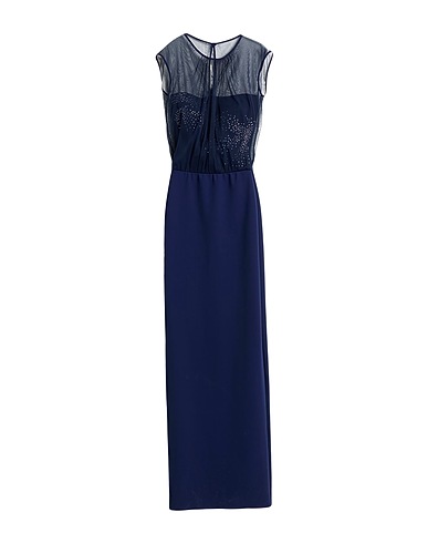 CHIARA BONI LA PETITE ROBE Long dress Navy blue 72% Polyamide, 28% Elastane