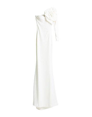 CHIARA BONI LA PETITE ROBE Long dress White 72% Polyamide, 28% Elastane