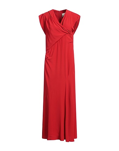 ISABEL MARANT Long dress Red 64% Acetate, 36% Silk