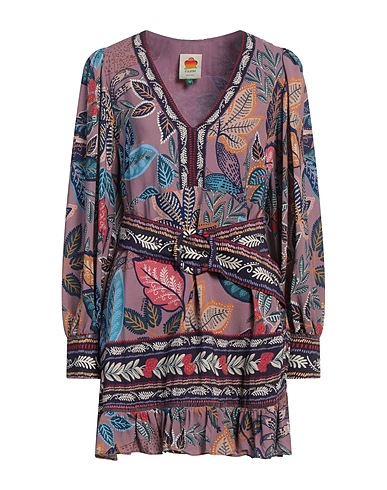 FARM RIO Short dress Mauve 100% Viscose