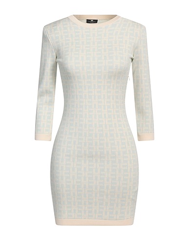 ELISABETTA FRANCHI Sheath dress Sky blue 65% Viscose, 35% Polyamide