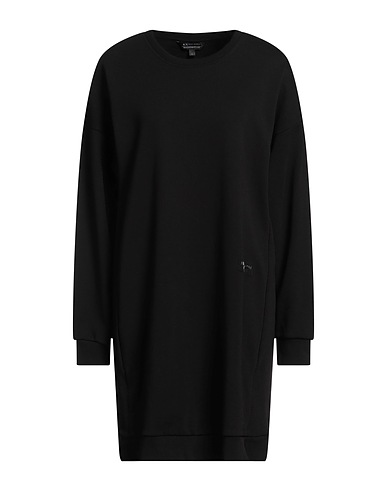 ARMANI EXCHANGE Short dress Black 70% Cotton, 30% Polyester