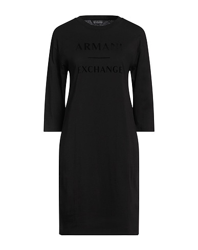 ARMANI EXCHANGE Short dress Black 100% Cotton
