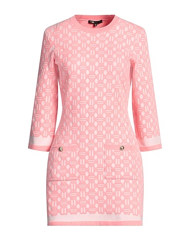 MAJE Vestito corto Rosa 62% Poliestere, 20% Poliammide, 16% Viscosa, 2% Elastan