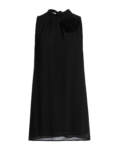 KONTATTO Short dress Black 100% PES