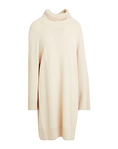 ARMANI EXCHANGE Knit dress Cream 65% Virgin Wool, 35% Polyamide