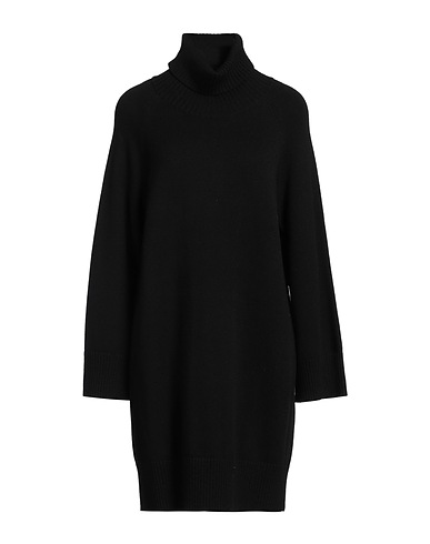 ARMANI EXCHANGE Vestito corto Nero 65% Lana Vergine, 35% Poliammide