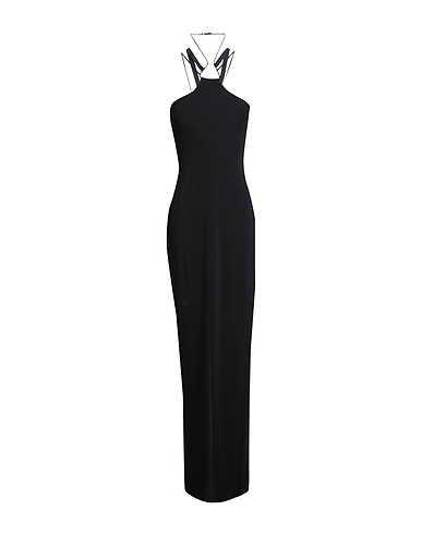NENSI DOJAKA Long dress Black 92% Viscose, 8% Elastane